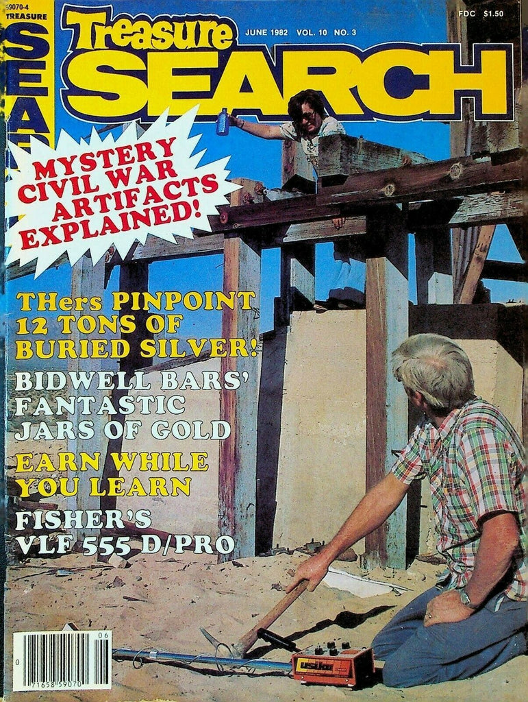 Treasure Search Magazine June 1982 Lead Carvings Grouleaux Brothers