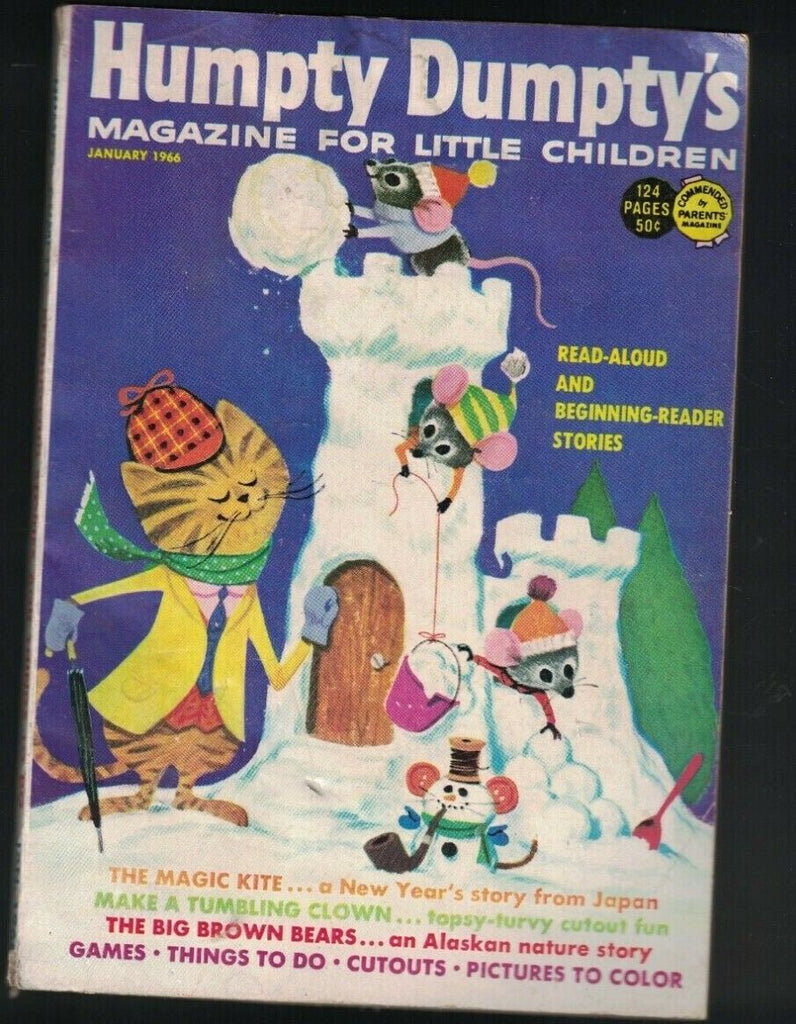 Humpty Dumpty's Magazine for Little Children January 1966 Dan Lawler Brown Bears