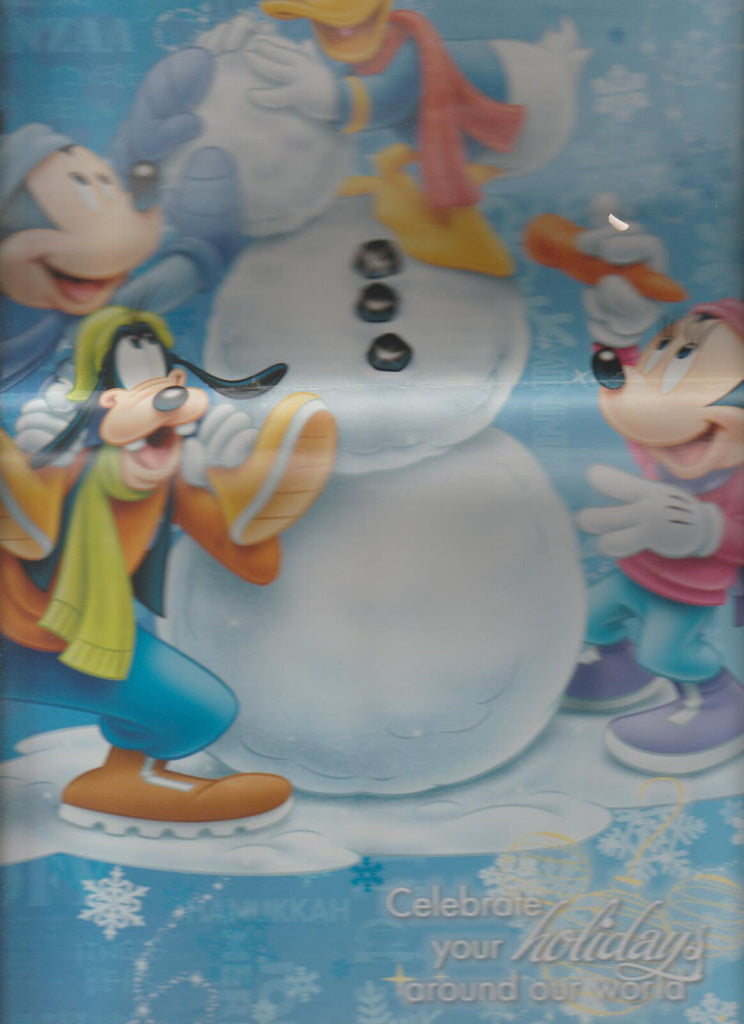 Walt Disney Eyes & Ears Cast Magazine November 20 2008 Snowman Mickey Mouse