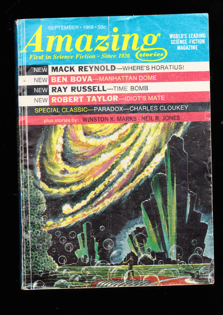 Amazing Stories Magazine September 1968 Mack Reynolds Ben Bova Neil R Jones
