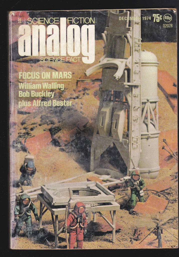 Analog Magazine December 1974 William Walling Bob Buckley Alfred Bester