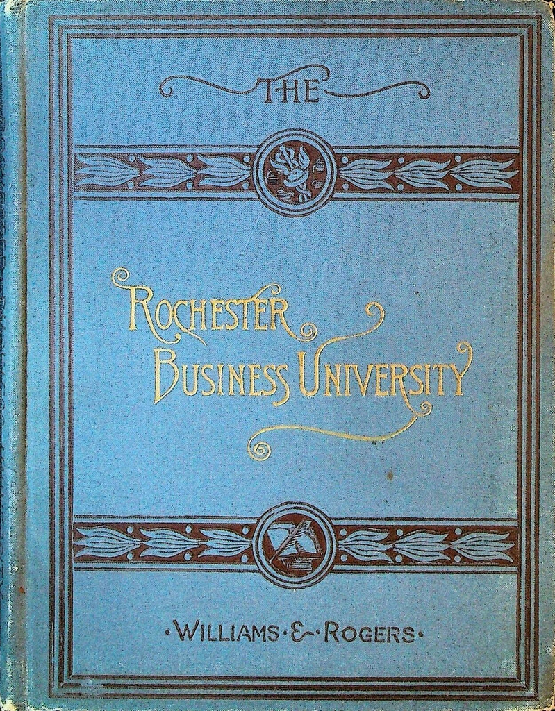 Rochester Business University NY 1892 Circular & Catalogue
