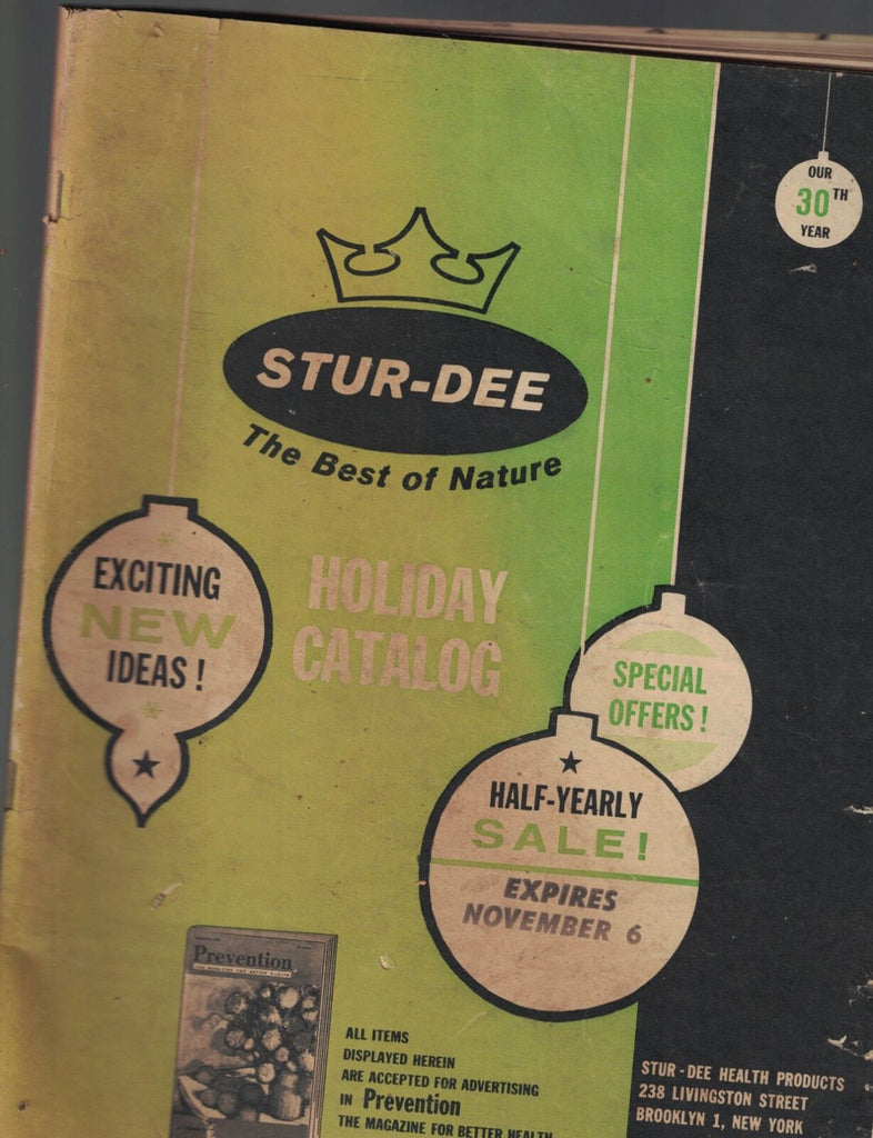 Stur-Dee the Best of Nature Catalog Brooklyn NY Health 1950s