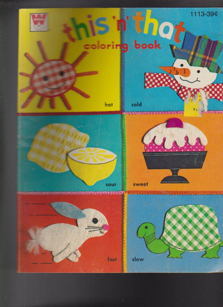 This n That Coloring Book Whitman 1974 #1113