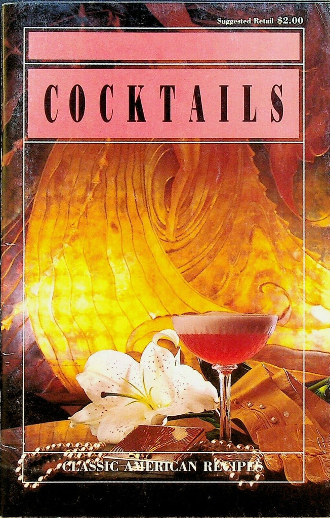 Cocktails Magazine Classic American Recipes Booklet Mixology 1980s