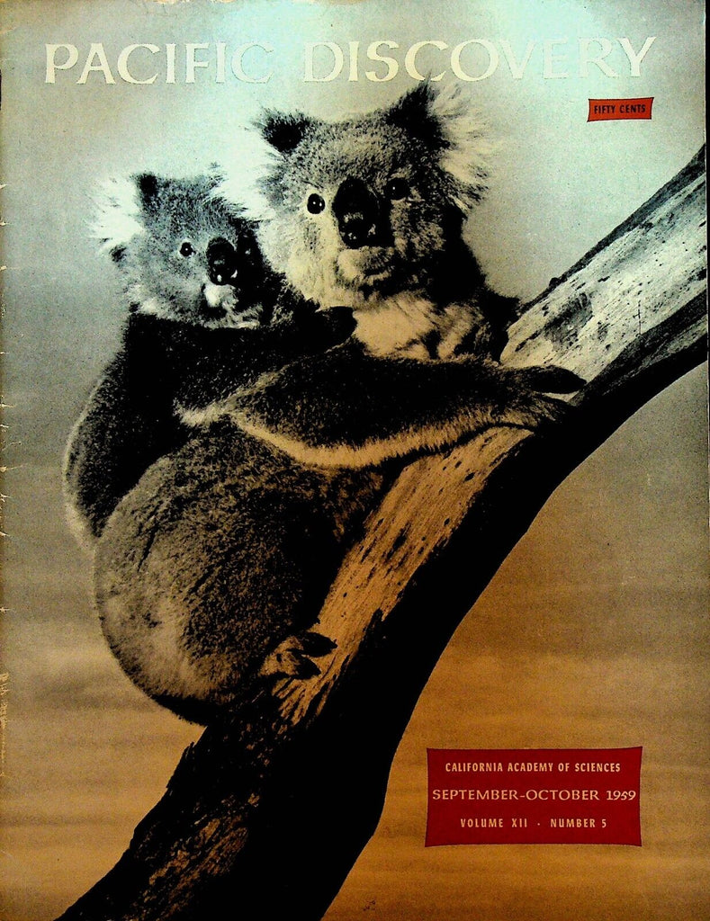 Pacific Discovery Magazine September 1959 Betsey Voyage Koalas Kangaroos