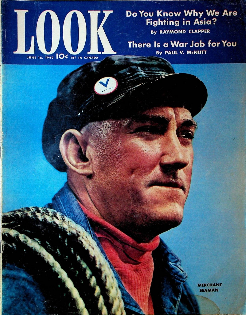 Look Magazine June 16 1942 WWII Lou Boudreau Jean Gabin Ed O'Hare