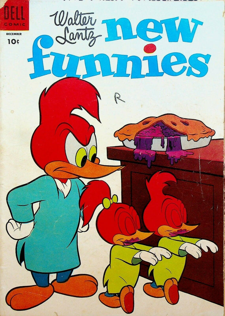 New Funnies 214 Dell Comics 1954 Woody Woodpecker Sleepwalking Pie
