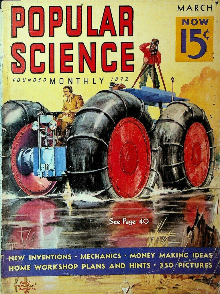 Popular Science Magazine March 1937 Edgar F Wittmack Telepathy Circus