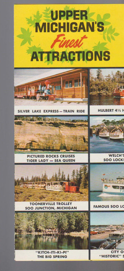 Upper Michigan's Finest Attractions Brochure 1960s