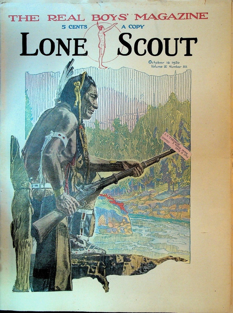 Lone Scout Magazine October 16 1920 Scouting Chief Lonetree