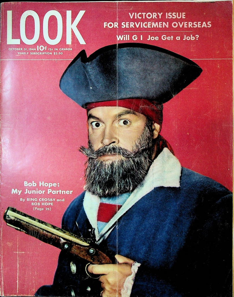 Look Magazine October 31 1944 WWII  Bob Hope Gladys Parker Gypsy Rose Lee
