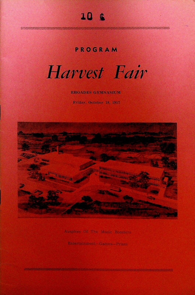 Harvest Fair Program October 18 1957 New York Mills High School Band Utica Area