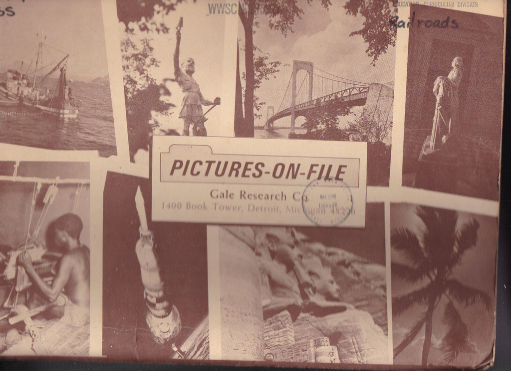 US Railroads Pictures on File Gale Research Co 8 Train Photos