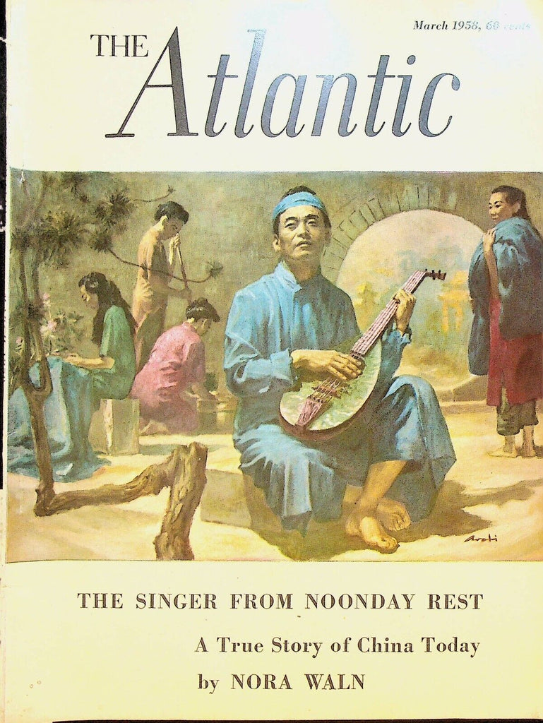 Atlantic Magazine March 1958 China Henry Ford Harold Ross James Thurber