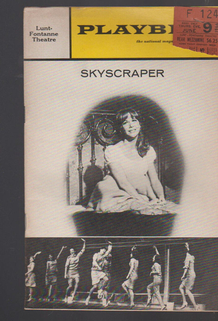 Skyscraper Playbill Julie Harris Charles Nelson Reilly June 1966