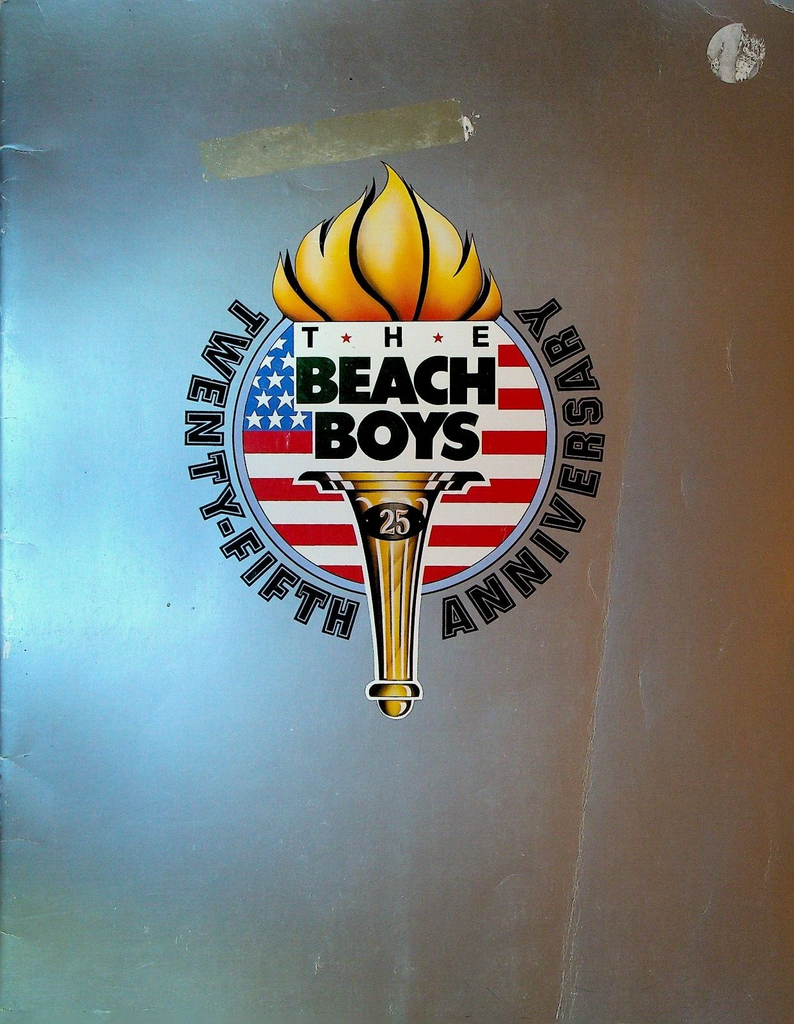 The Beach Boys 1986 Concert Tour Program 25th Anniversary