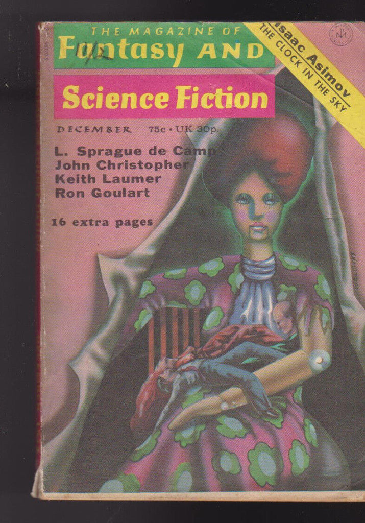 Magazine of Fantasy & Science Fiction December 1972 L Sprague de Camp