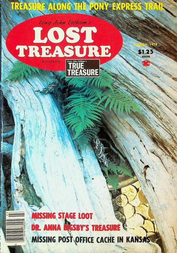 Long John Latham's Lost Treasure Magazine March 1978 Dr Anna Bigsby Al Spencer