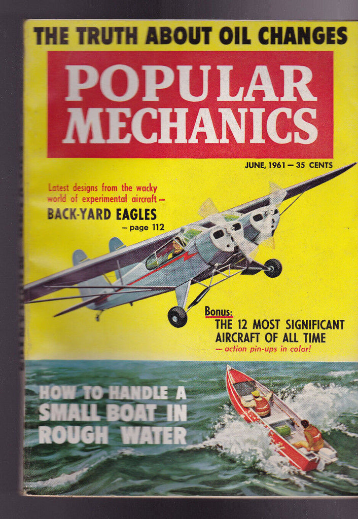 Popular Mechanics Magazine 12 Most Significant Aircraft June 1961