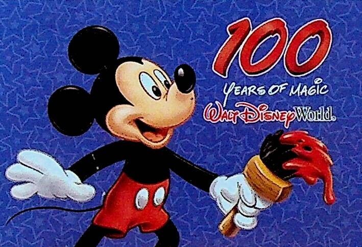 Mickey Mouse 100 Years of Magic Walt Disney World 2002 Park Hopper Ticket