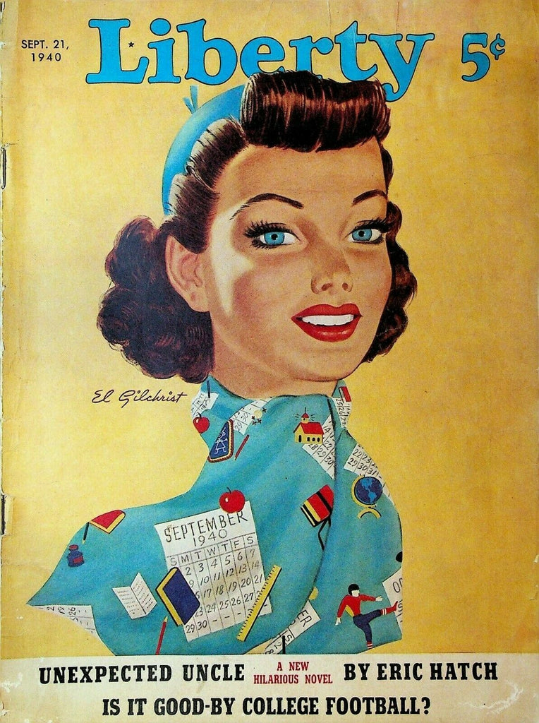 Liberty Magazine September 21 1940 Mister Ed Walter Brooks IAR Wylie