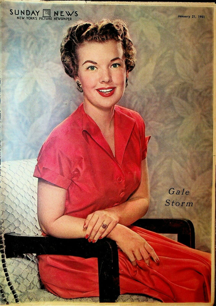 Sunday Picture News January 21 1951 Gale Storm Lou Walters Latin Quarter NYC