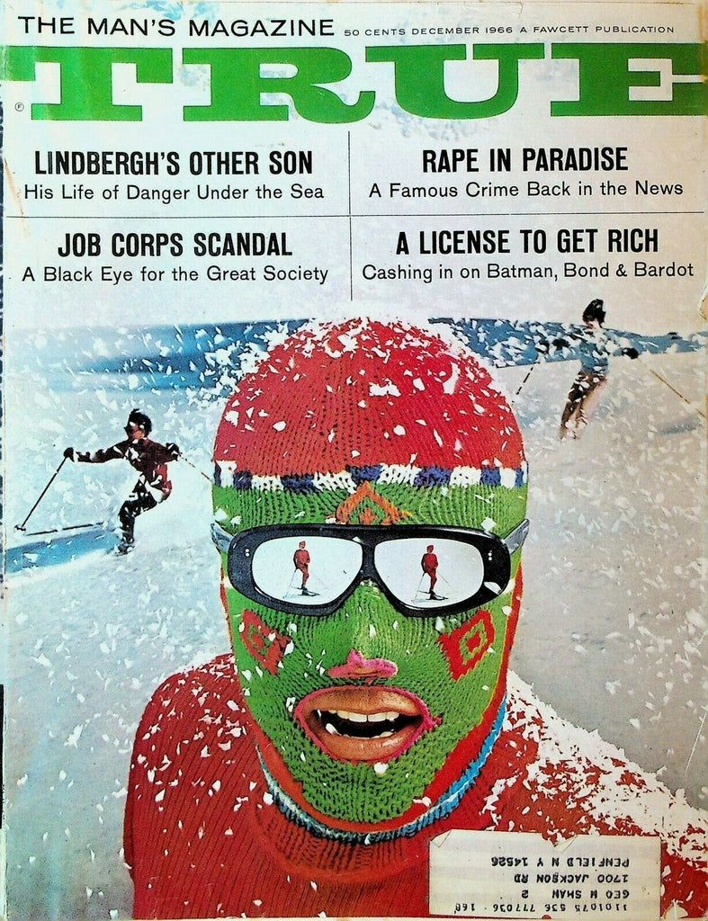 True Magazine December 1966 Slot Cars Norm Van Brocklin Jon LIndbergh