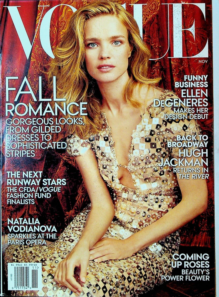 Vogue Magazine November 2014 Ellen DeGeneres Hugh Jackman Natalia Vodianova