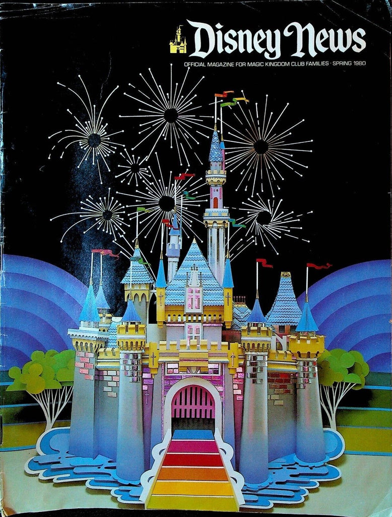 Disney News Magazine Spring 1980 Disneyland Birthday Thunder Mountain Railroad