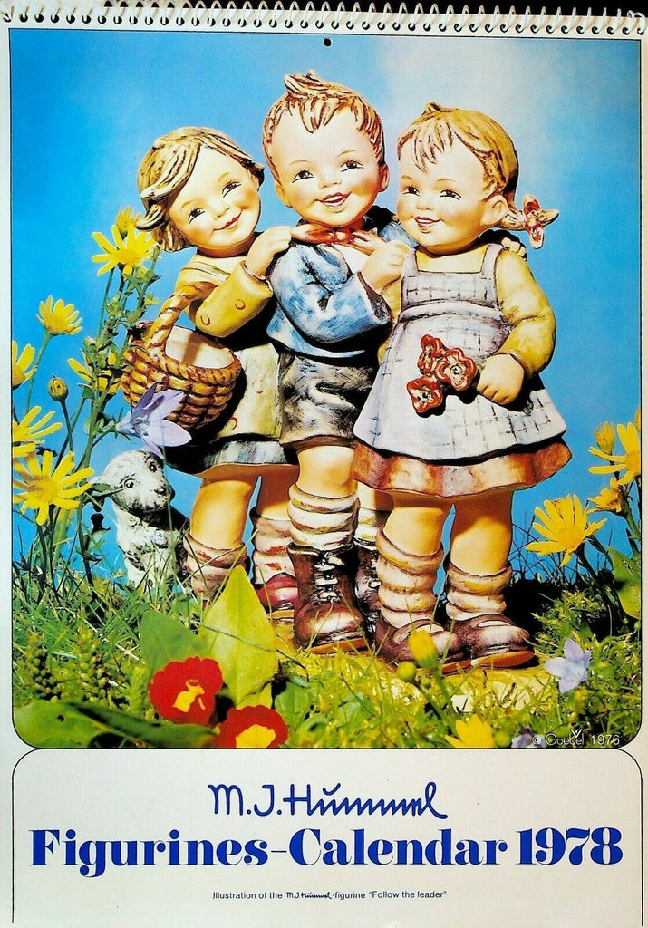 MJ Hummel Figurines Calendar 1978 Goebel Adorable