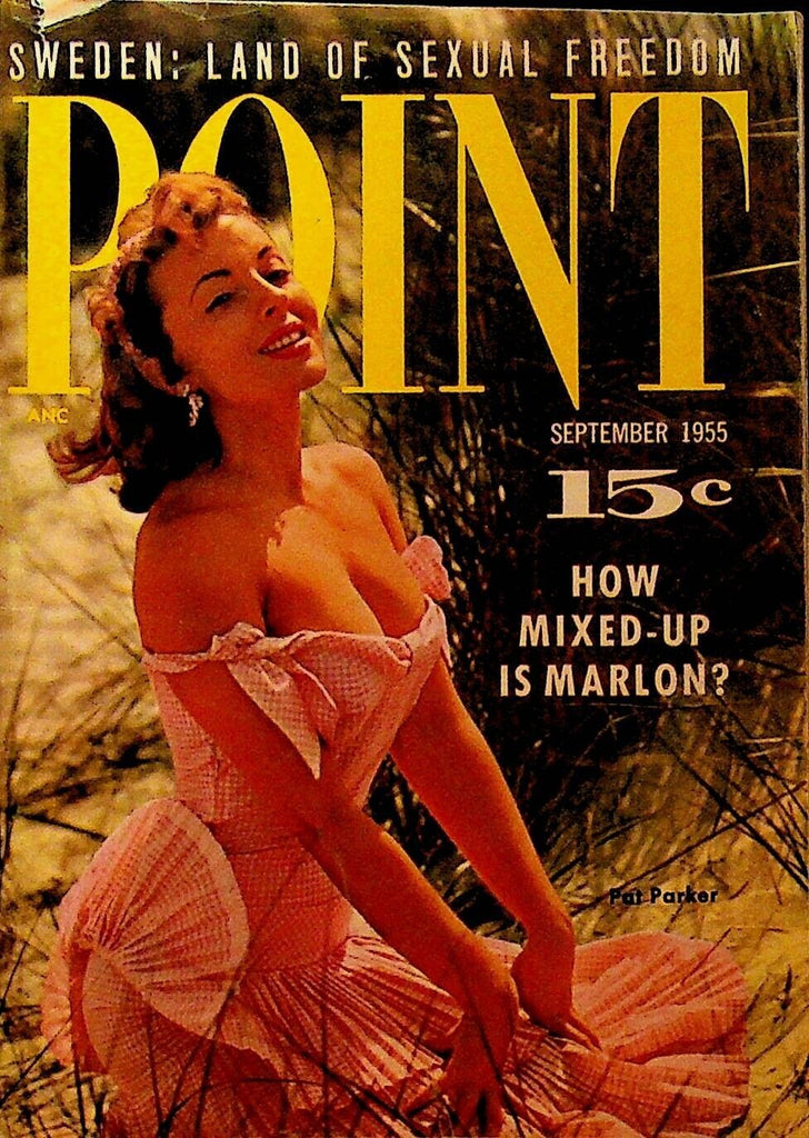 Point Magazine September 1955 Marlon Brando Albert Einstein Eddie Cantor