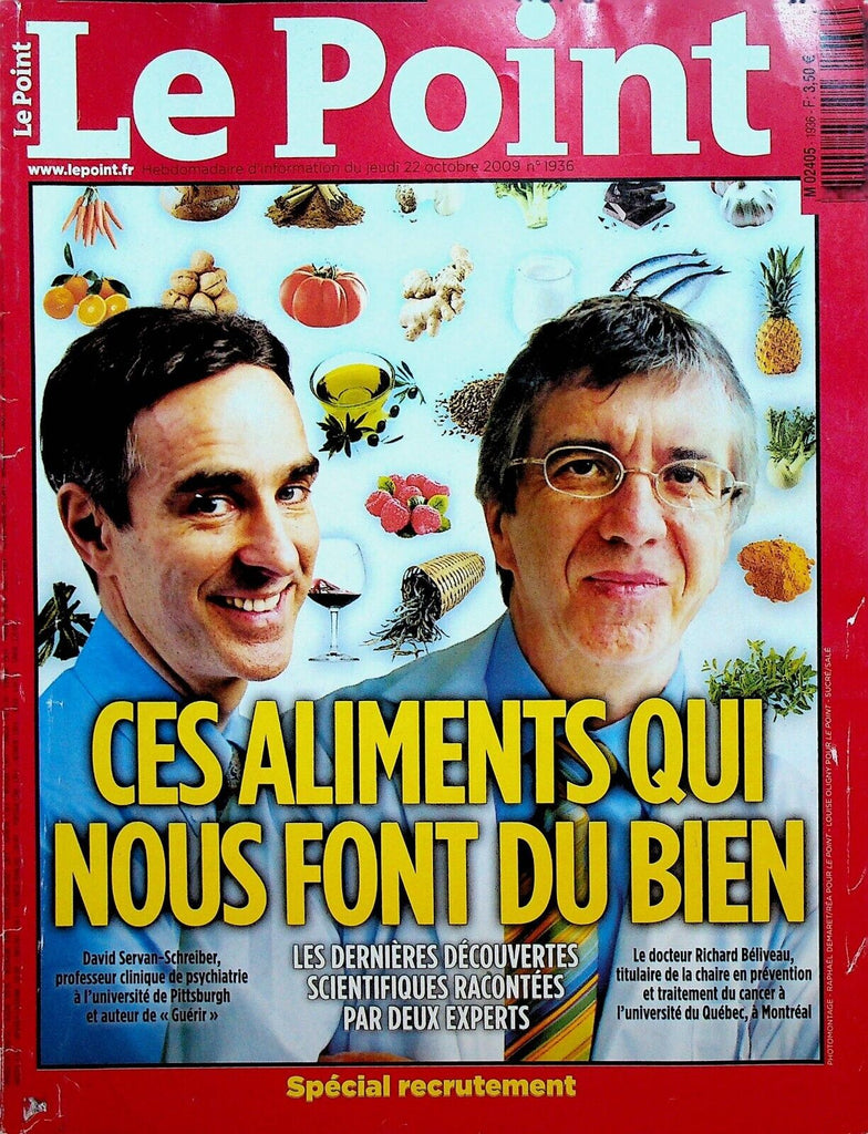 Le Point Magazine October 22 2009 Nicolas Sarkozy Richard Beliveau Dany Boon