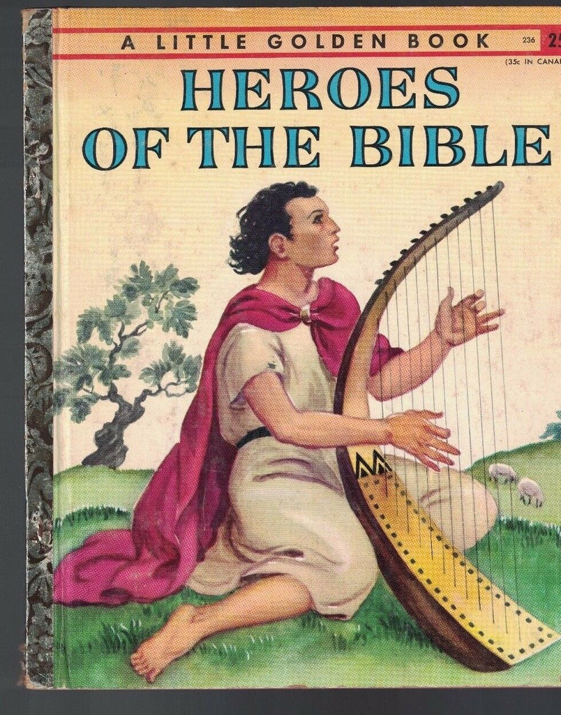 Heroes of the Bible Little Golden Book 236 Jane Werner Watson 1st Print