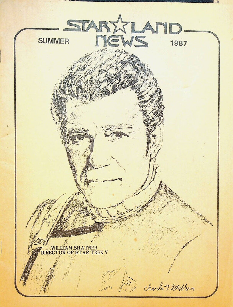 Starland News Summer 1987 William Shatner Star Trek Doctor Who