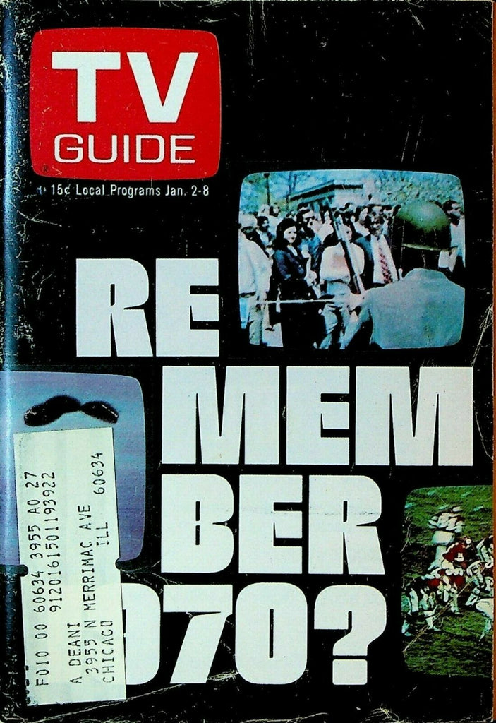 TV Guide January 2 1971 Tony Randall 1970 in Review