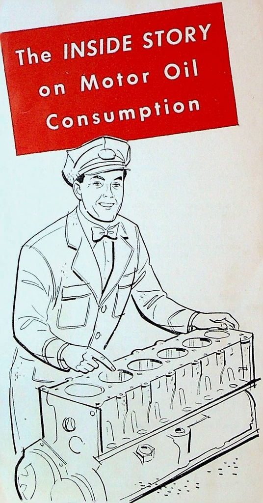 Penzoil The Inside Story on Motor Oil Consumption Brochure 1940s
