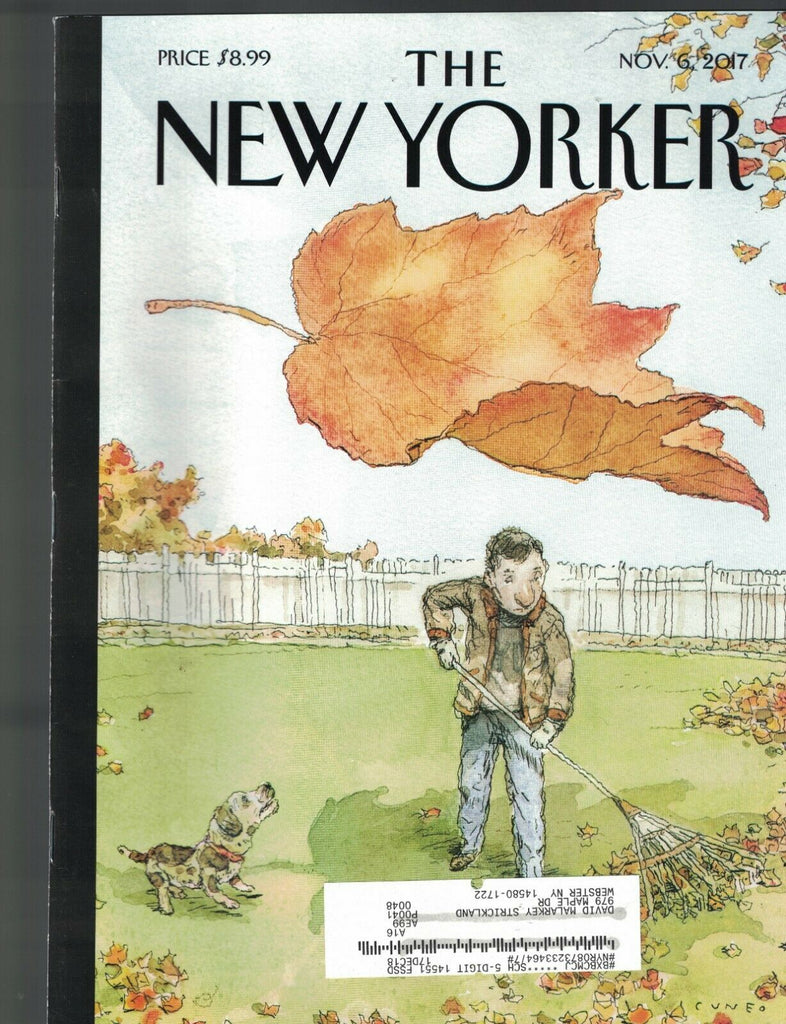 The New Yorker November 6 2017 Tulsi Gabbard Kurdish Fighters Puerto Rico