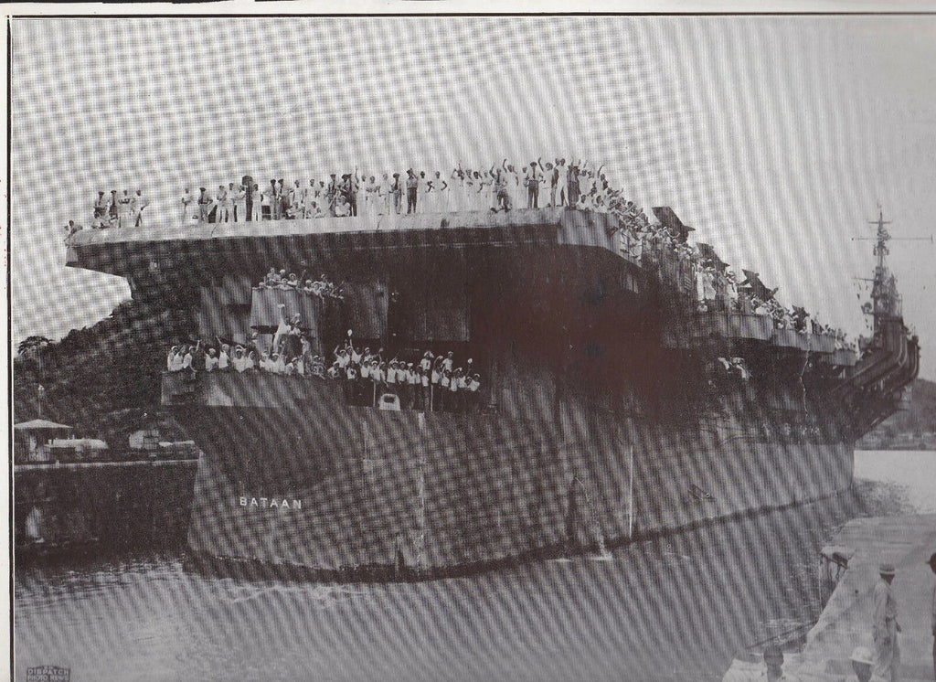 Air Carrier Bataan in Panama Canal Dispatch Photo News Service