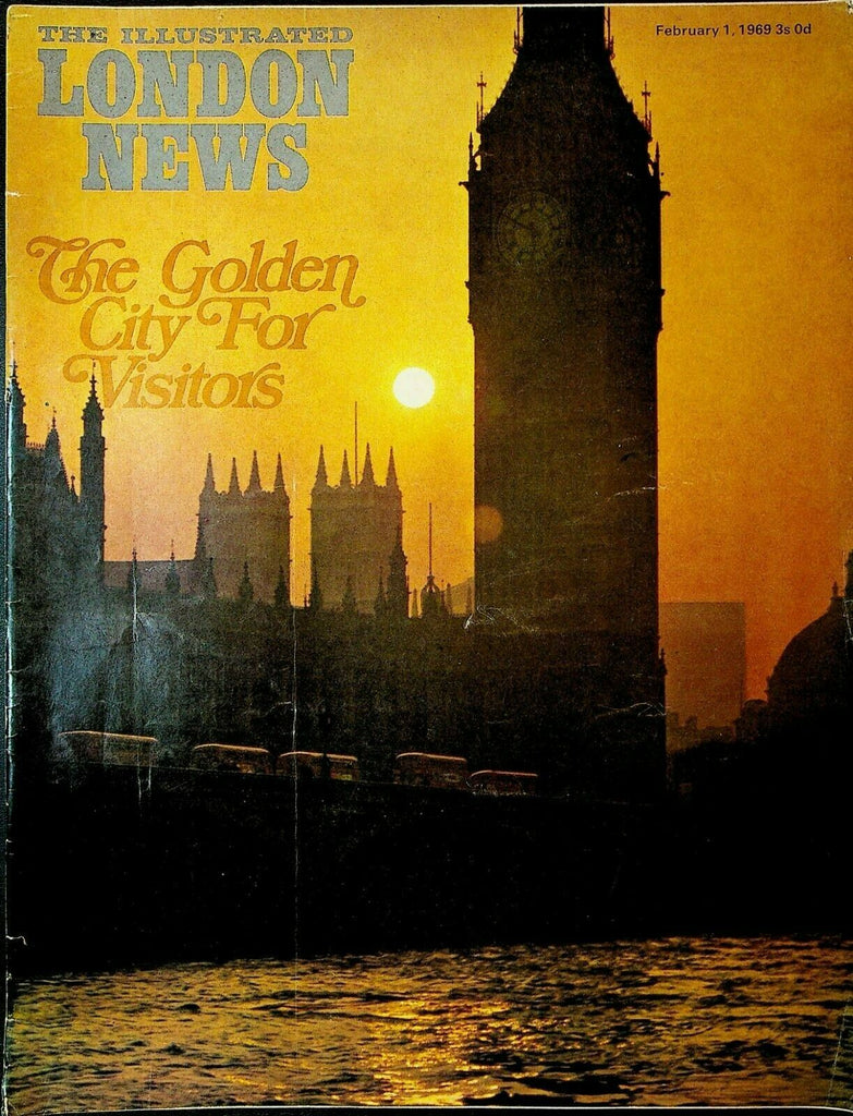 Illustrated London News Magazine February 1 1969 Queen Mary Liner Betty Grable
