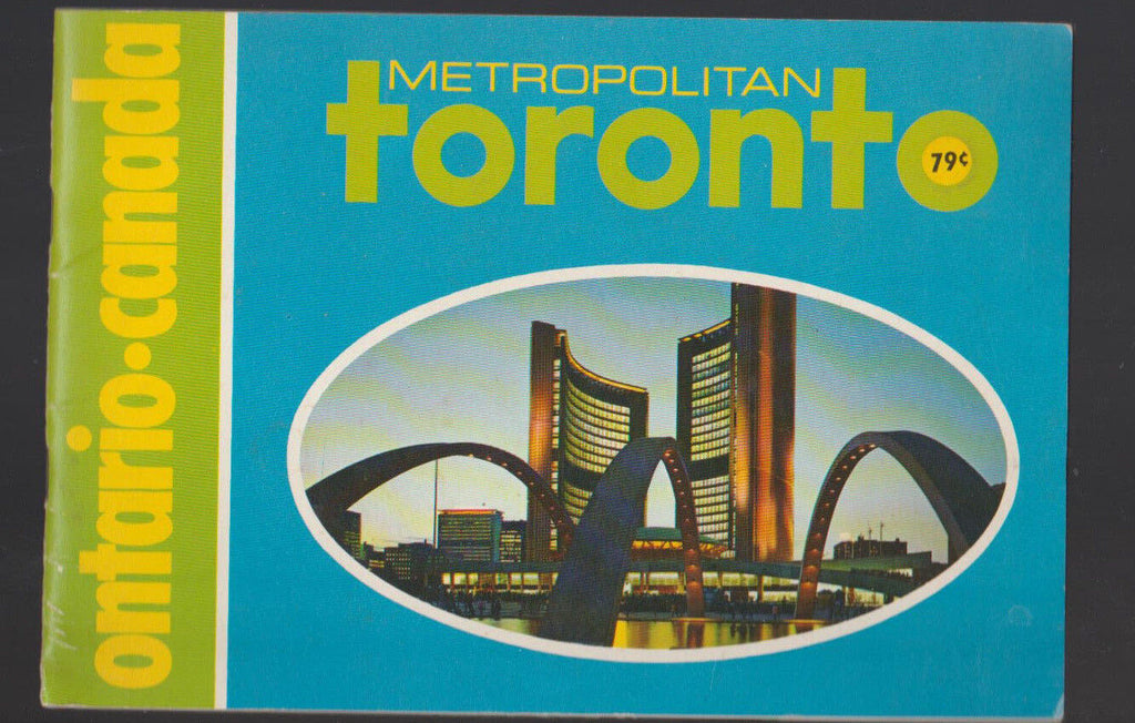 Metropolitan Toronto Ontario Canada Booklet Plastichrome 1960s