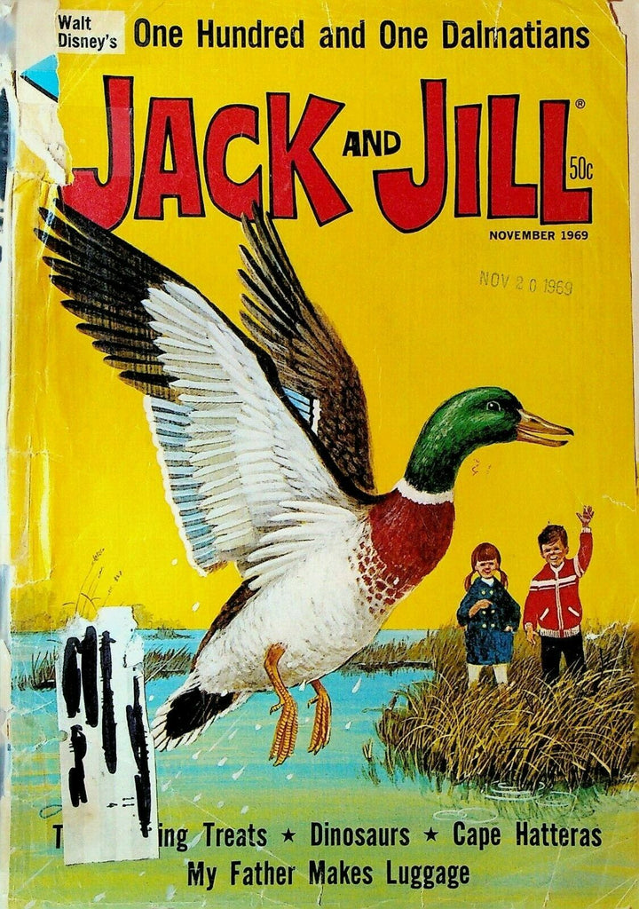 Jack & Jill Magazine November 1969 One Hundred One Dalmatians Cape Hatteras