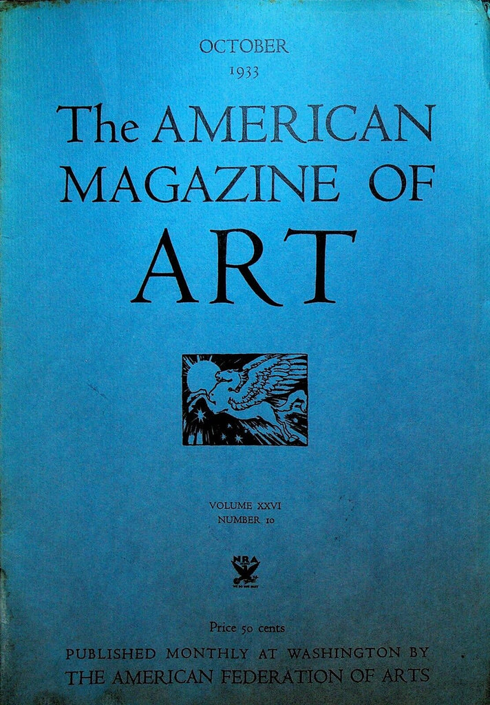 The American Magazine of Art October 1933 Claude Lorrain Orozco