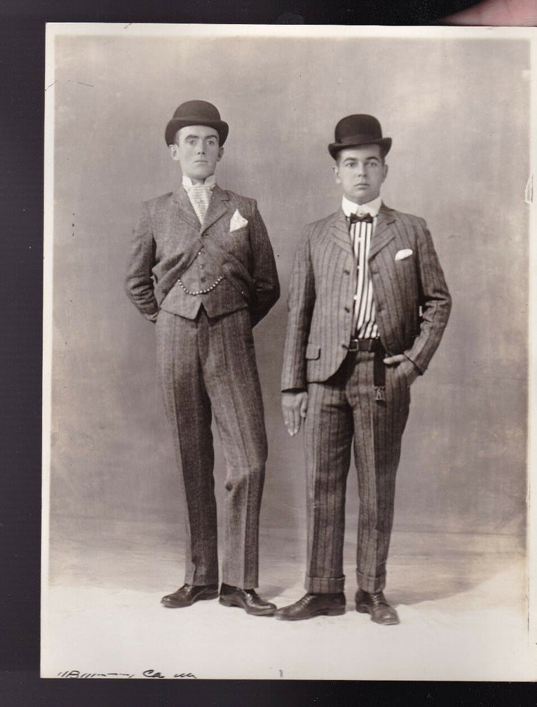 Rochester NY Theater Actors Photo 1920s Well-Dressed Pinstripe Suits
