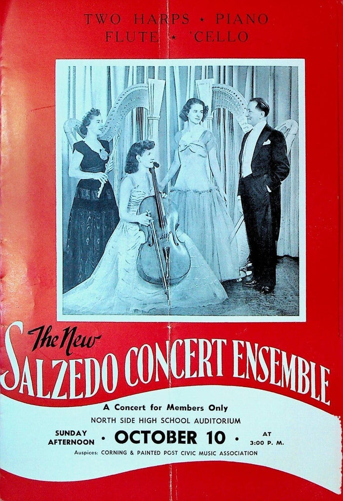 Salzedo Concert Ensemble Program October 10 1948 Corning NY