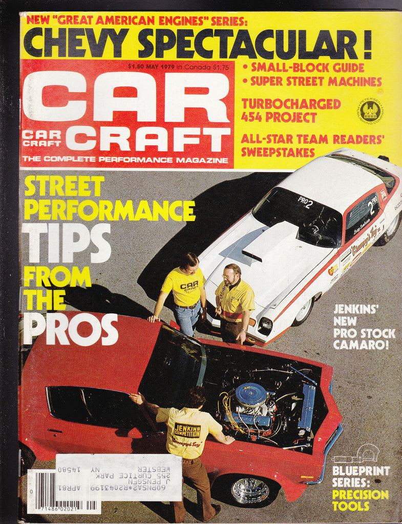 Car Craft Magazine Chevy Jenkins Pro Stock Camaro May 1979  FREE US S/H