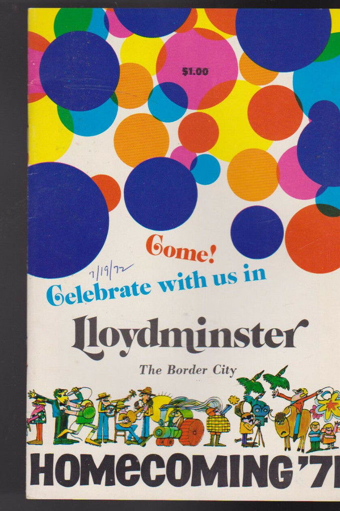 Lloydminster the Border City Homecoming 1971 Booklet Saskatchewan Alberta