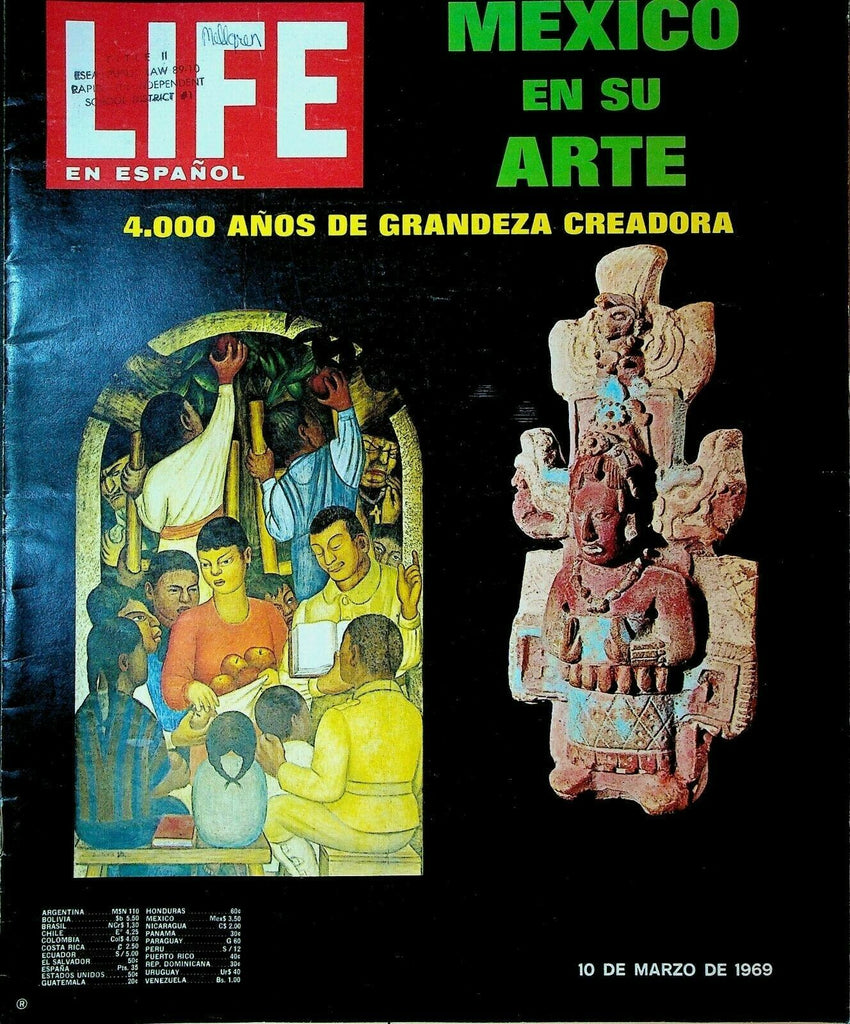 Life En Espanol Magazine March 10 1969 Mexican Art RFK Enrique Borja