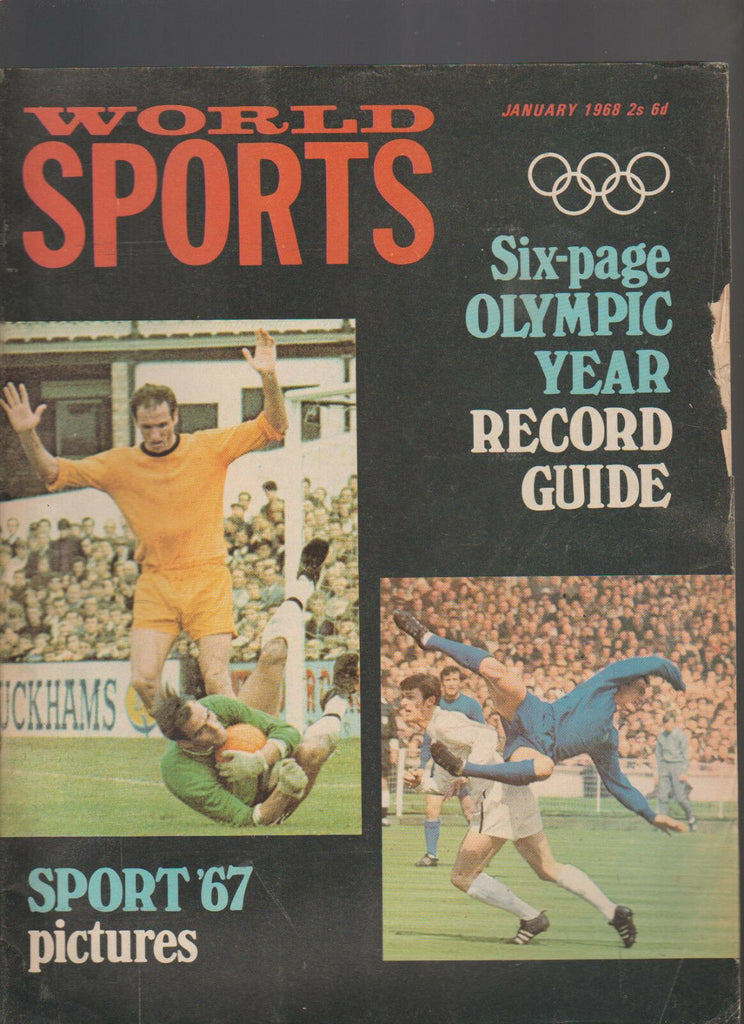 World Sports Magazine January 1968 Olympics New Zealand All Blacks