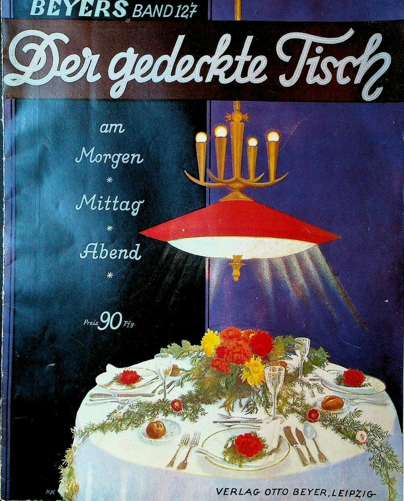 Der Gedeckte Tisch Beyers Booklet The Covered Table 1950s Hosting